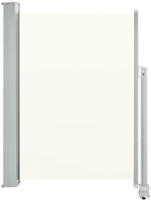 vidaXL Ausziehbare Seitenmarkise 100 x 300 cm Creme