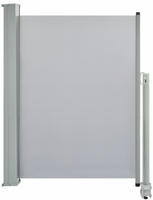 vidaXL Ausziehbare Seitenmarkise 100x300 cm Grau