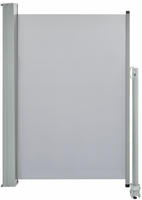 vidaXL Ausziehbare Seitenmarkise 120x300 cm Grau