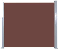 vidaXL Ausziehbare Seitenmarkise 120x300 cm Braun