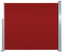 vidaXL Ausziehbare Seitenmarkise 120x300 cm Rot