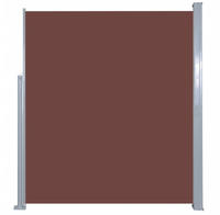 vidaXL Ausziehbare Seitenmarkise 160x500 cm Braun