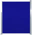 vidaXL Doppel-Seitenmarkise 500 x 160 cm blau