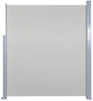 vidaXL Ausziehbare Seitenmarkise 140x300 cm Creme