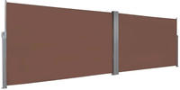 vidaXL Ausziehbare Seitenmarkise 160&times;600 cm Braun
