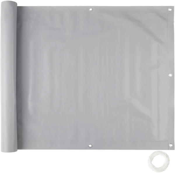 TecTake Balkon Sichtschutz Variante 1 grau 75cm (402701 ...