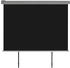 vidaXL Balkon-Markise Multifunktional 180×200cm schwarz (143717)