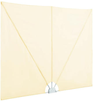 vidaXL Faltbarer Balkonfächer creme 300×150cm (44568)
