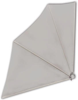 vidaXL Faltbarer Balkonfächer creme 140×140cm (41578)