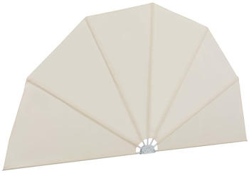 vidaXL Faltbarer Balkonfächer creme 160cm (44577)