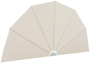 vidaXL Faltbarer Balkonfächer creme 200cm (44578)