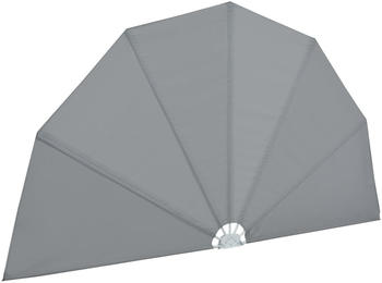 vidaXL Faltbarer Balkonfächer grau 160cm (44575)