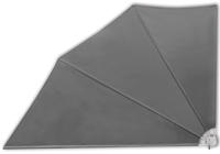 vidaXL Faltbarer Balkonf&auml;cher Grau 160&times;240 cm