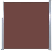 vidaXL Ausziehbare Seitenmarkise 140x300 cm Braun