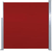 vidaXL Ausziehbare Seitenmarkise 140x300 cm Rot