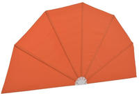 vidaXL Faltbarer Terrassen-Seitenf&auml;cher Terracotta-Rot 200 cm