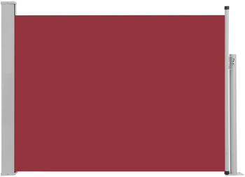 vidaXL Seitenmarkise 500x120cm rot