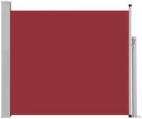 Ausziehbare Seitenmarkise 100x300 Cm Rot Vidaxl
