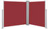 vidaXL Doppel-Seitenmarkise 600 x 100 cm rot