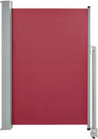 vidaXL Ausziehbare Seitenmarkise 120x300 cm Rot