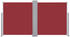 vidaXL Folding screen 170x600 cm Red