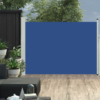 vidaXL Ausziehbare Seitenmarkise 100×500 cm blau 48384