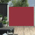 vidaXL Ausziehbare Seitenmarkise 140×500 cm rot 48397