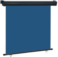 vidaXL Balkon-Seitenmarkise 165x250 cm Blau