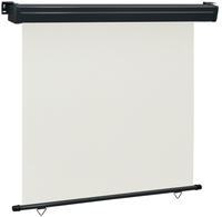 Vidaxl Balcony Side Awning 175x250 Cm Cream