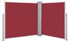 vidaXL Ausziehbare Seitenmarkise 120x600 cm rot 48453