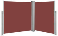 Ausziehbare Seitenmarkise Braun 140 X 600 Cm Vidaxl