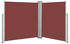 vidaXL Ausziehbare Seitenmarkise braun 140 x 600 cm 48457
