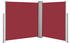 vidaXL Ausziehbare Seitenmarkise rot 140 x 600 cm 48459