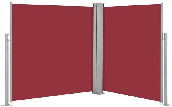 vidaXL Ausziehbare Seitenmarkise rot 140 x 600 cm 48459