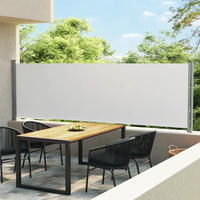 Ausziehbare Seitenmarkise 140x600 Cm Creme - Vidaxl