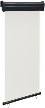 vidaXL Balkon-Seitenmarkise 80 × 250 cm Creme (48407)