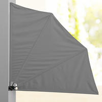 Wandklappschirm Ragusa 160x160 cm Grau casa.pro