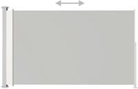 vidaXL Seitenmarkise Ausziehbar 180x300 cm Creme