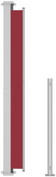 vidaXL Ausziehbare Seitenmarkise 180x300cm rot (313404)