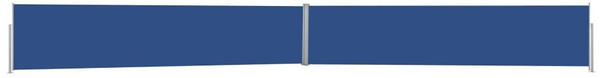 vidaXL Ausziehbare Seitenmarkise 140x1200cm blau (313391)