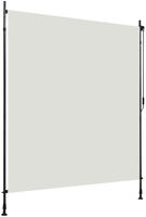 vidaXL Au&szlig;enrollo 200 x 270 cm Creme