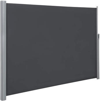 Songmics Seitenmarkise 200 x 400 cm grau GSA204G01