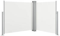 vidaXL Ausziehbare Seitenmarkise Cremewei&szlig; 120 x 600 cm