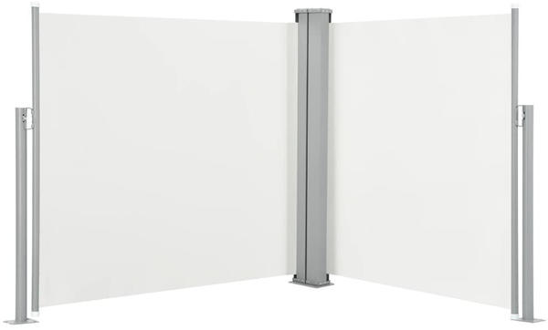 vidaXL Ausziehbare Seitenmarkise 120x600 cm creme