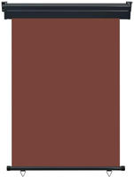 vidaXL Balkon-Seitenmarkise 125x250 cm Braun