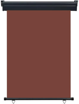 vidaXL Balkon-Seitenmarkise 120&times;250 cm braun (48423)