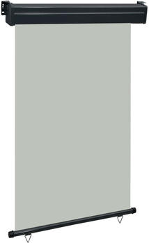 vidaXL Balkon-Seitenmarkise 120×250 cm grau (48422)