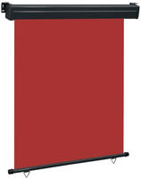 Balkon-seitenmarkise 145x250 Cm Rot Vidaxl