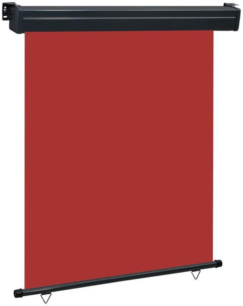 vidaXL Balkon-Seitenmarkise 140×250 cm rot (48427)