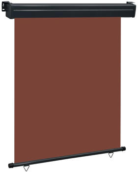 vidaXL Balkon-Seitenmarkise 140×250 cm braun (48429)
